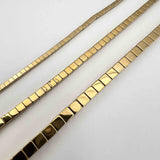 Cubes en hématite dorés