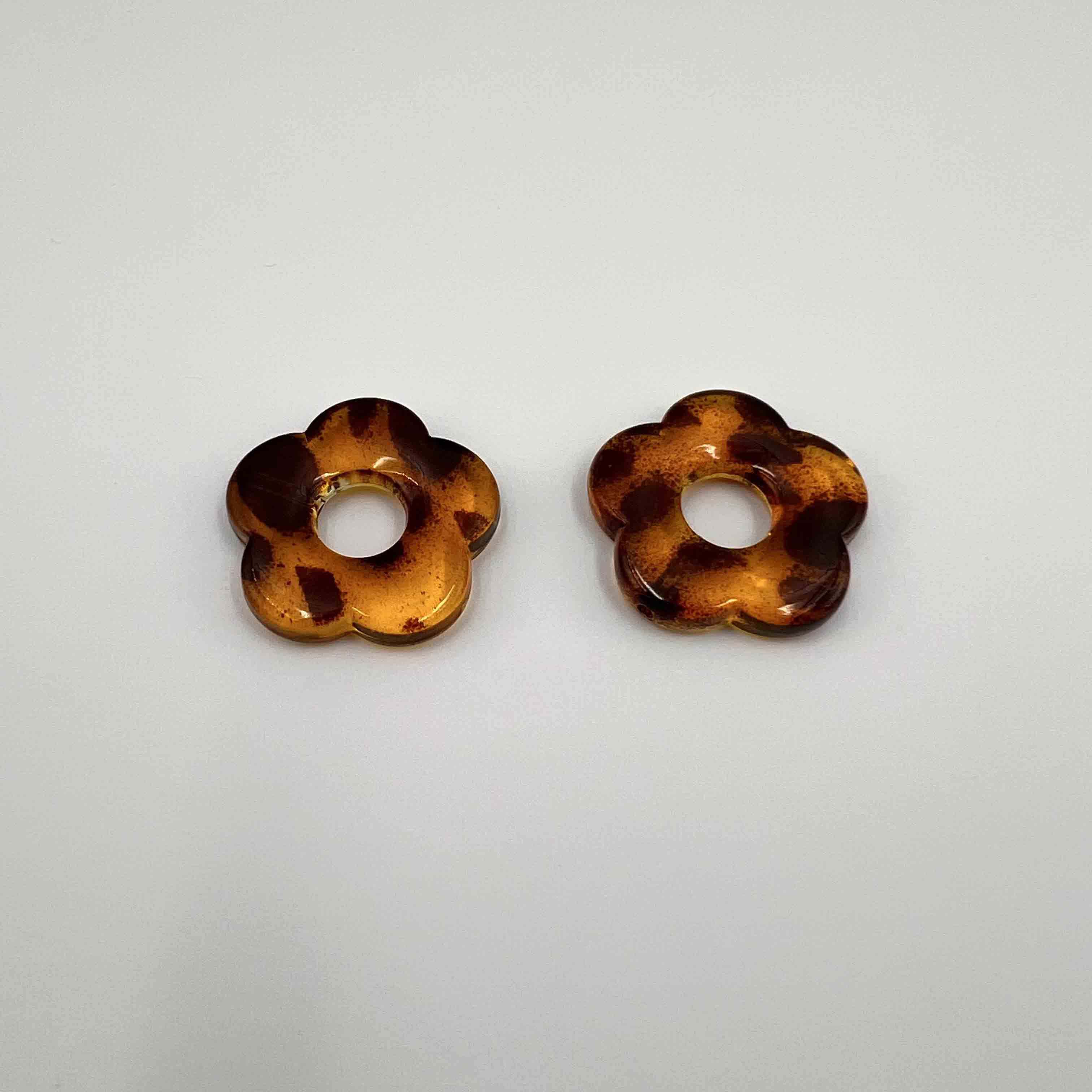 Fleur acrylique 27mm x2 - Série 3