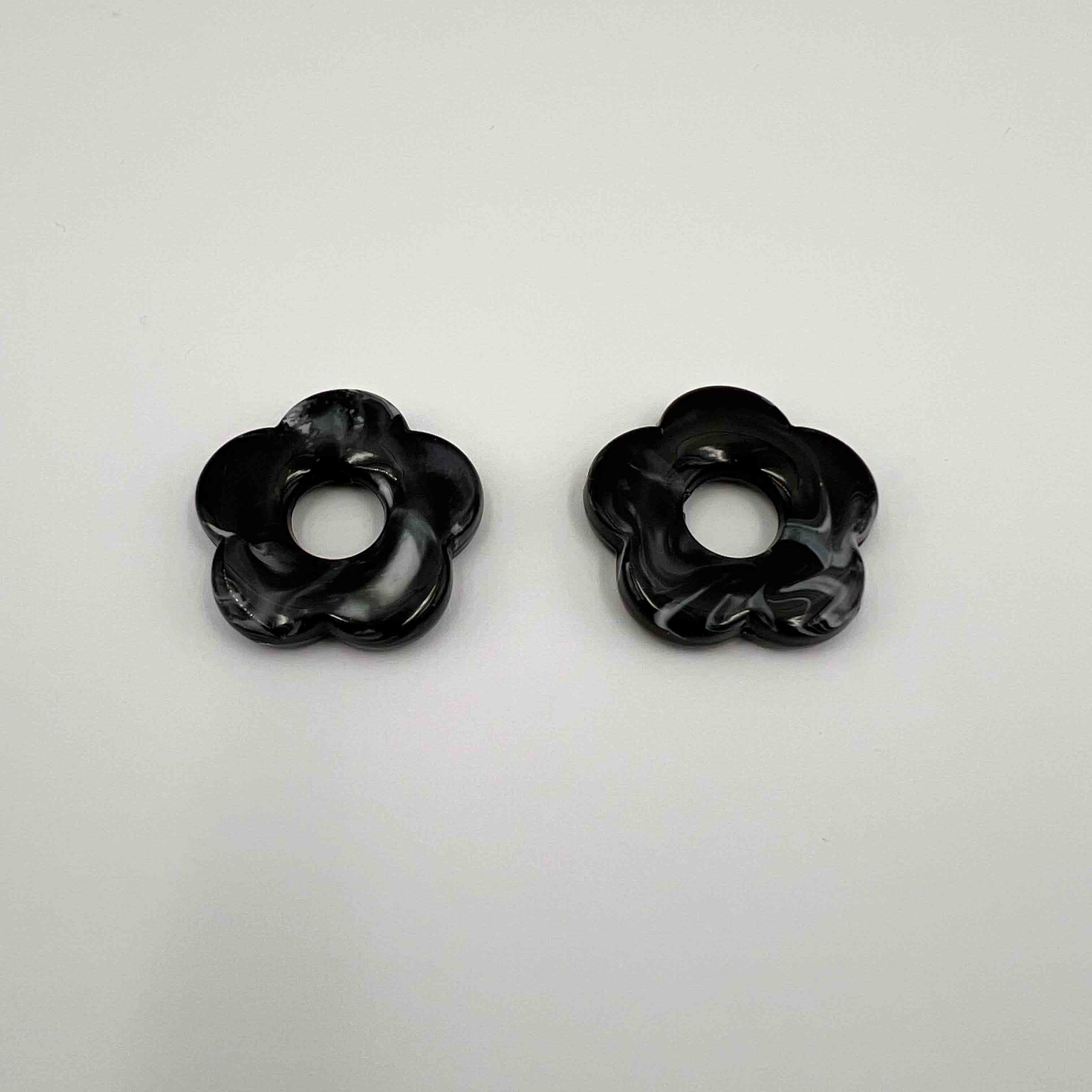 Fleur acrylique 27mm x2 - Série 3