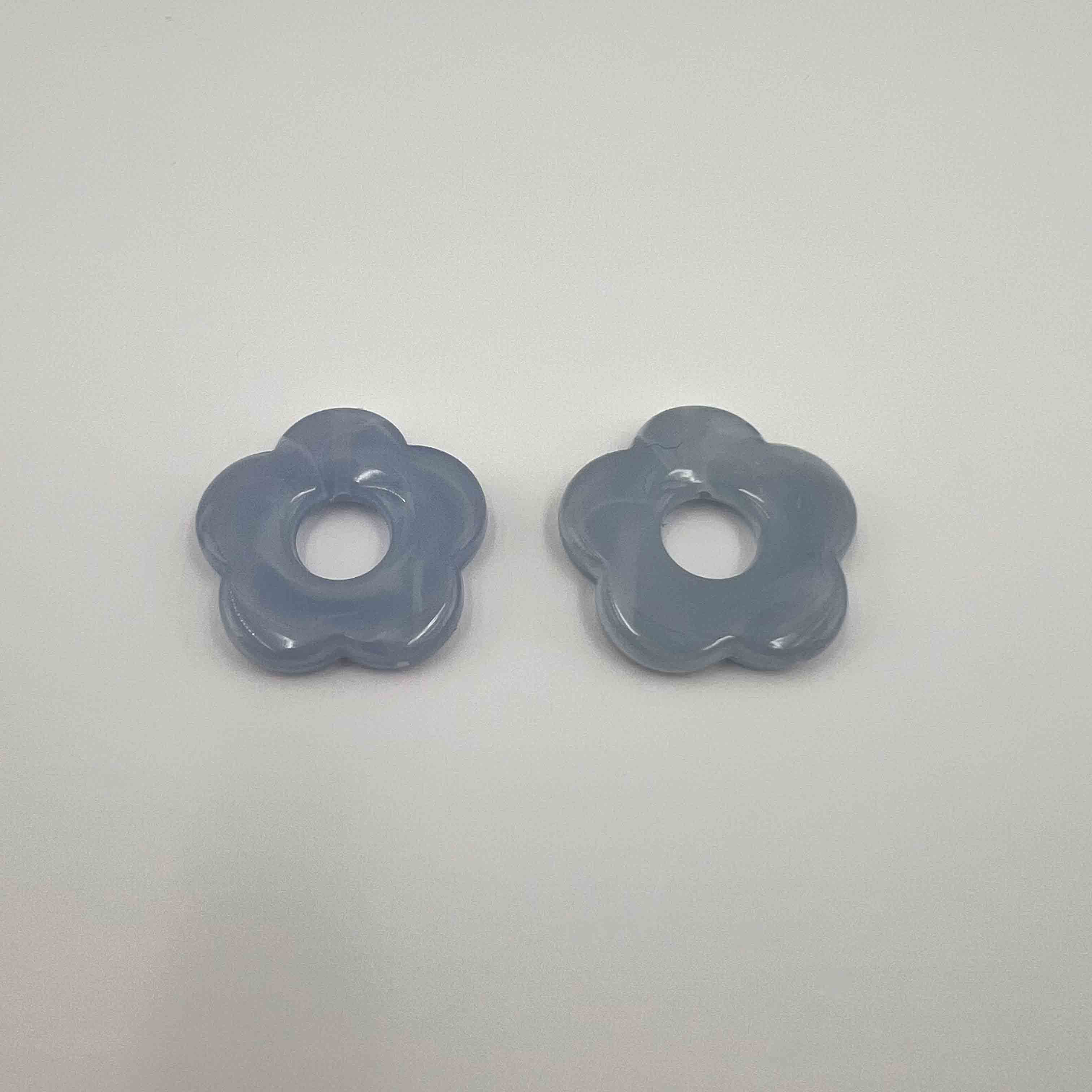 Fleur acrylique 27mm x2 - Série 3