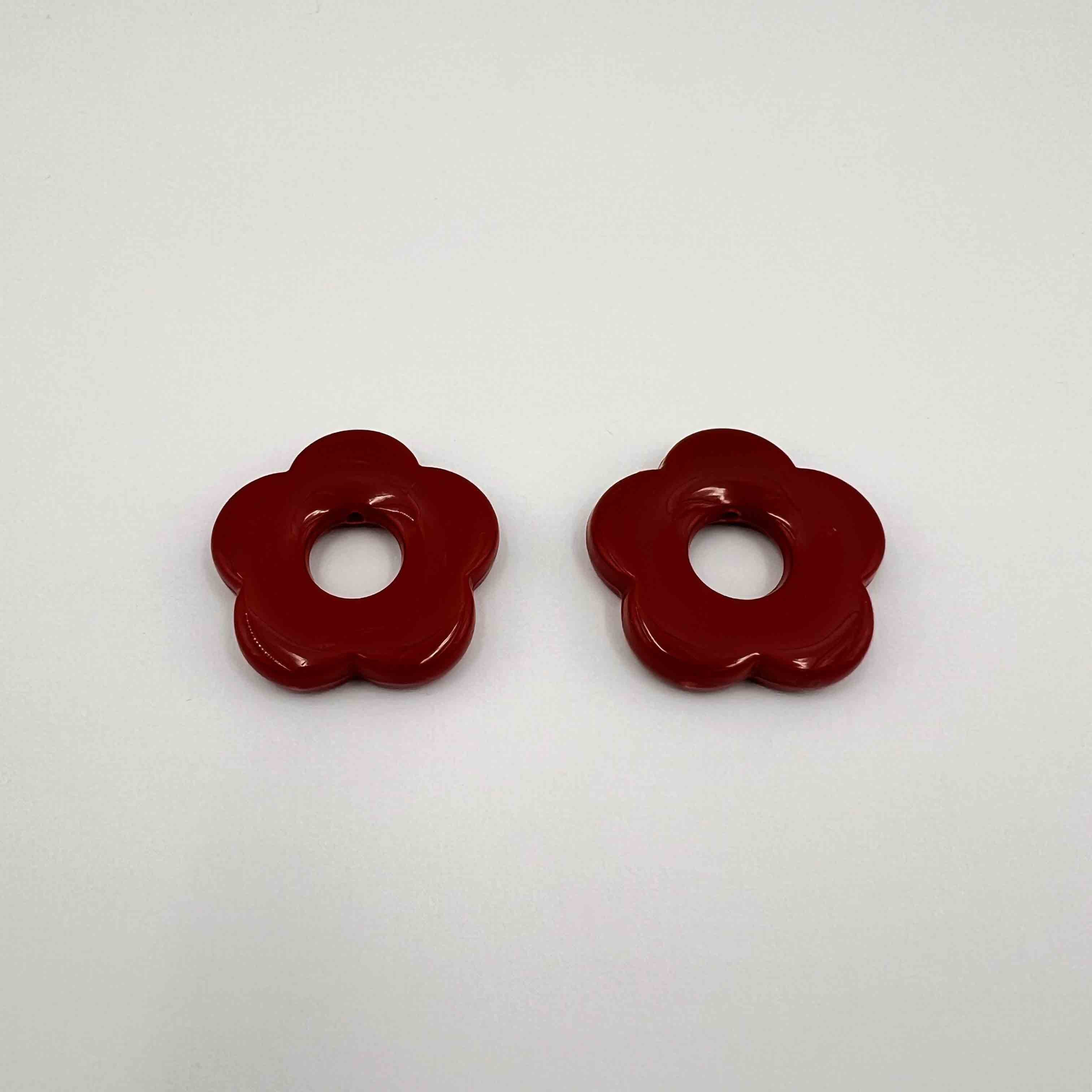 Fleur acrylique 27mm x2 - Série 3