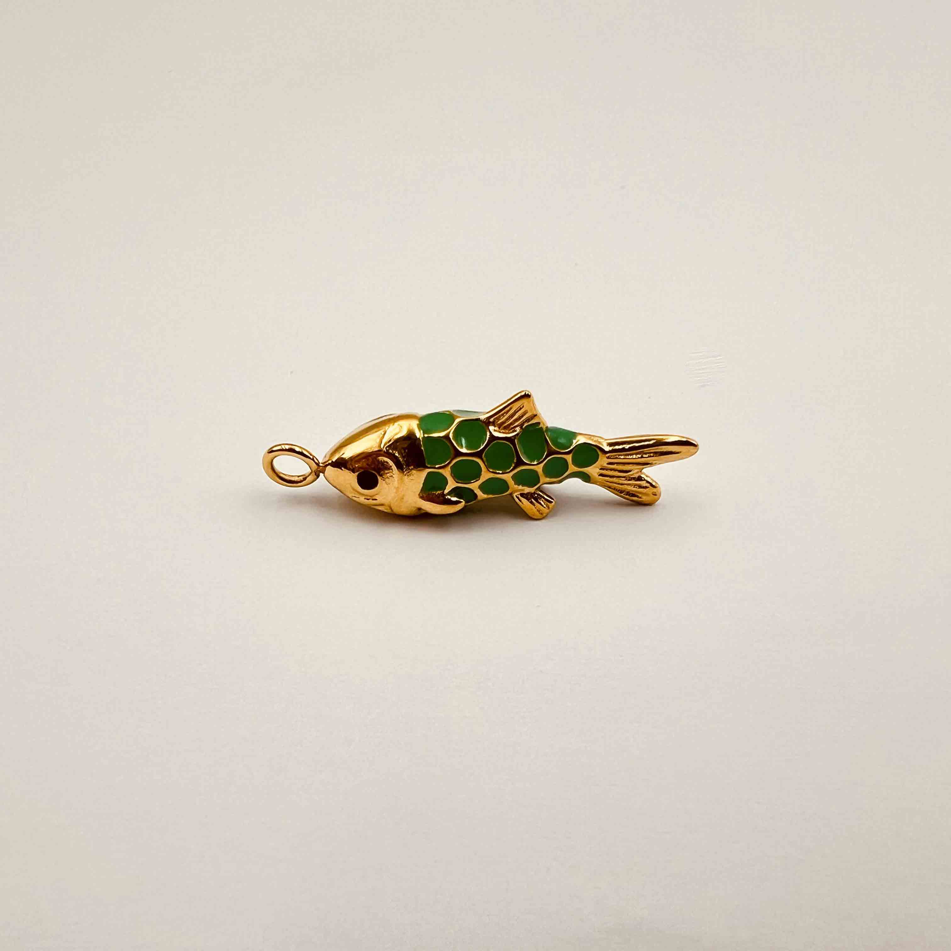 Poisson coloré (27x6mm)