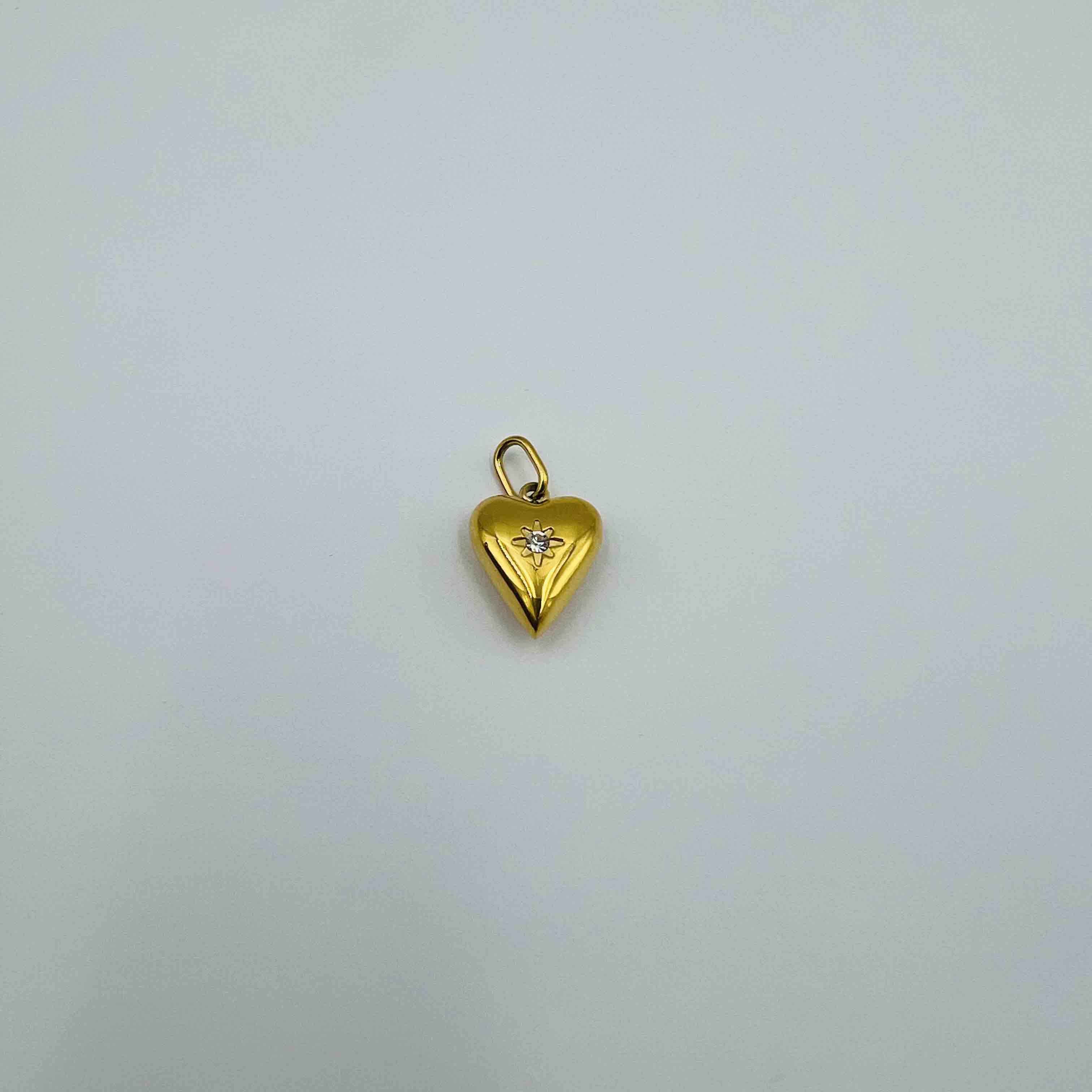 Cœur étoilé (14x10mm)