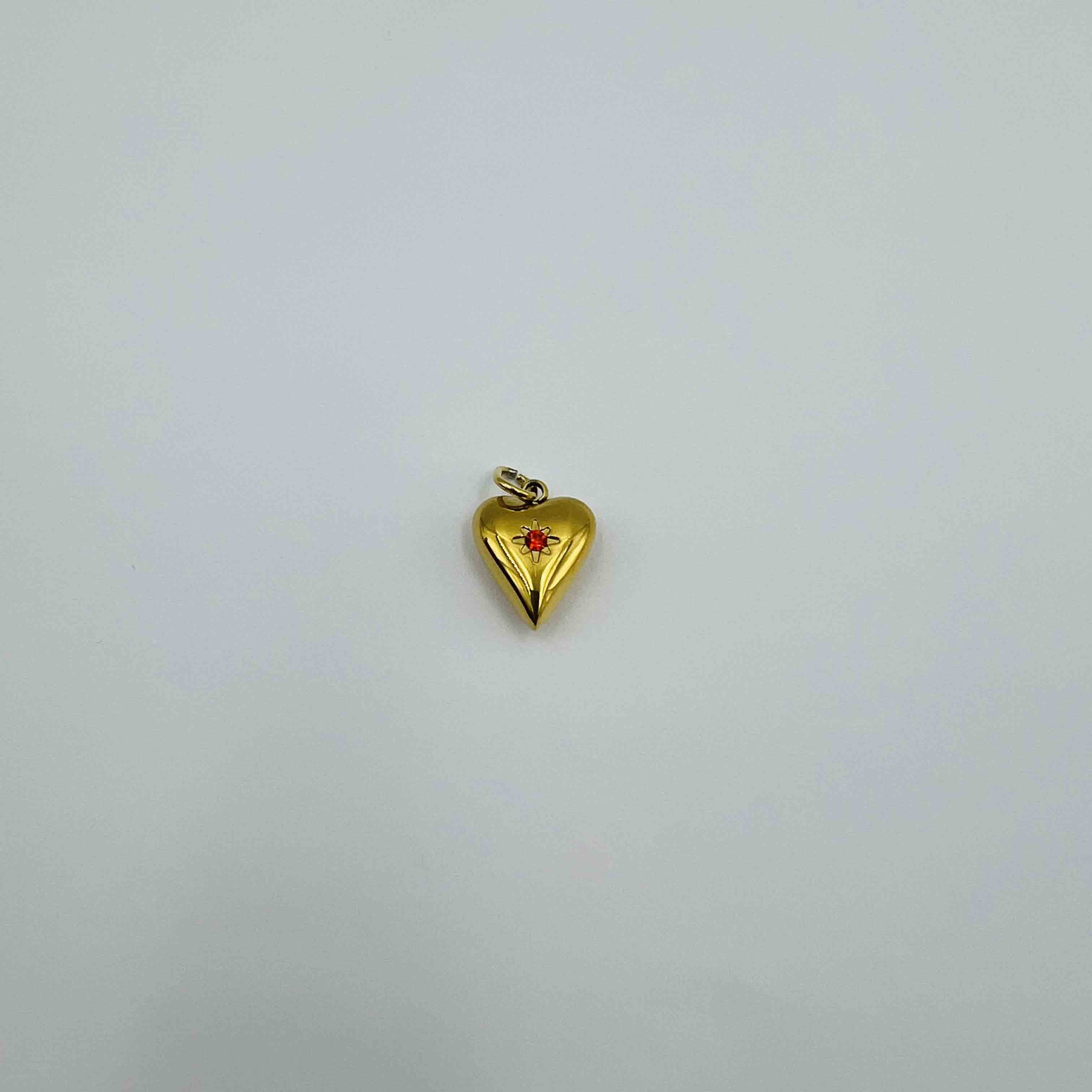 Cœur étoilé (14x10mm)