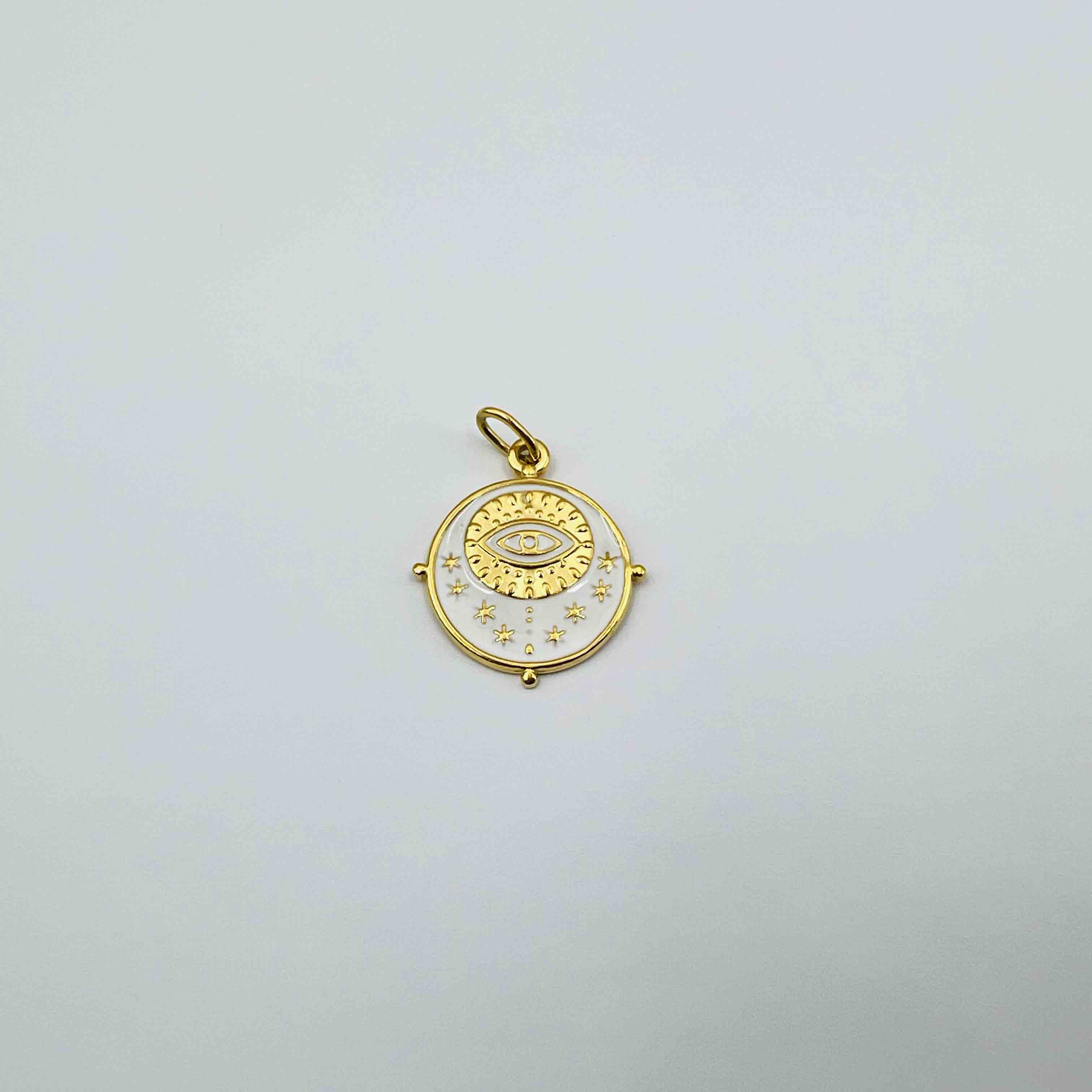 Pastille oeil étoilée (18x18mm)
