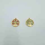 Arbre de vie coloré (15x15mm)