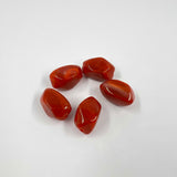 Perles graines acrylique x5