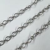 Chaîne oeuf strié plat alternée