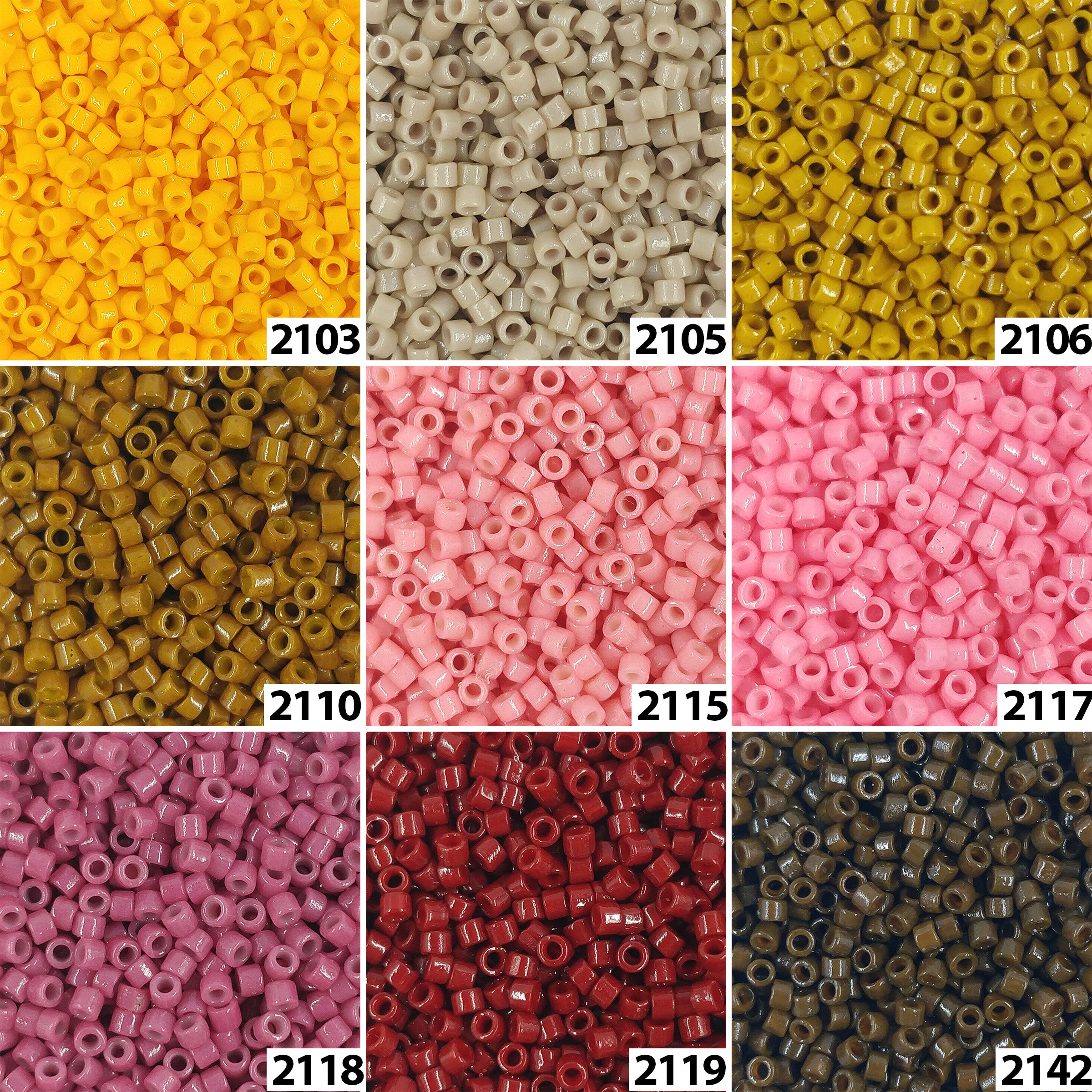 Miyuki Delica DURACOAT 11/0 - Série 1