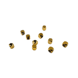 Cubes acier/doré x10