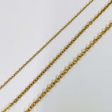 Chaine mini ovale plate