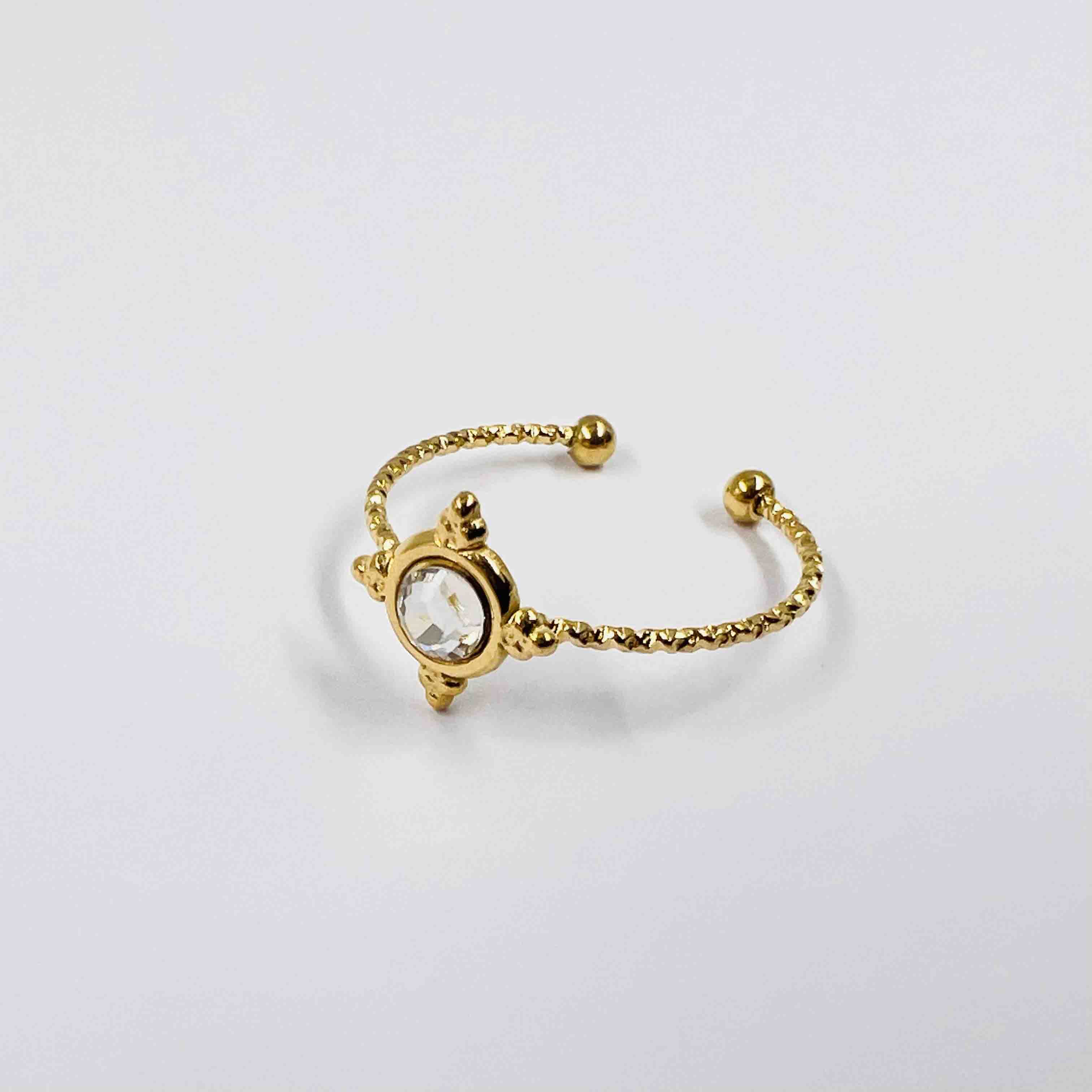 Bague cristal classique