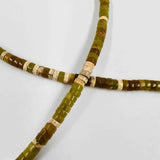 Perles Heishi en pierre 5mm - plusieurs coloris