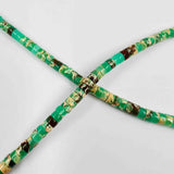 Perles Heishi en pierre 5mm - plusieurs coloris