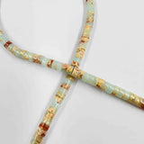 Perles Heishi en pierre 5mm - plusieurs coloris