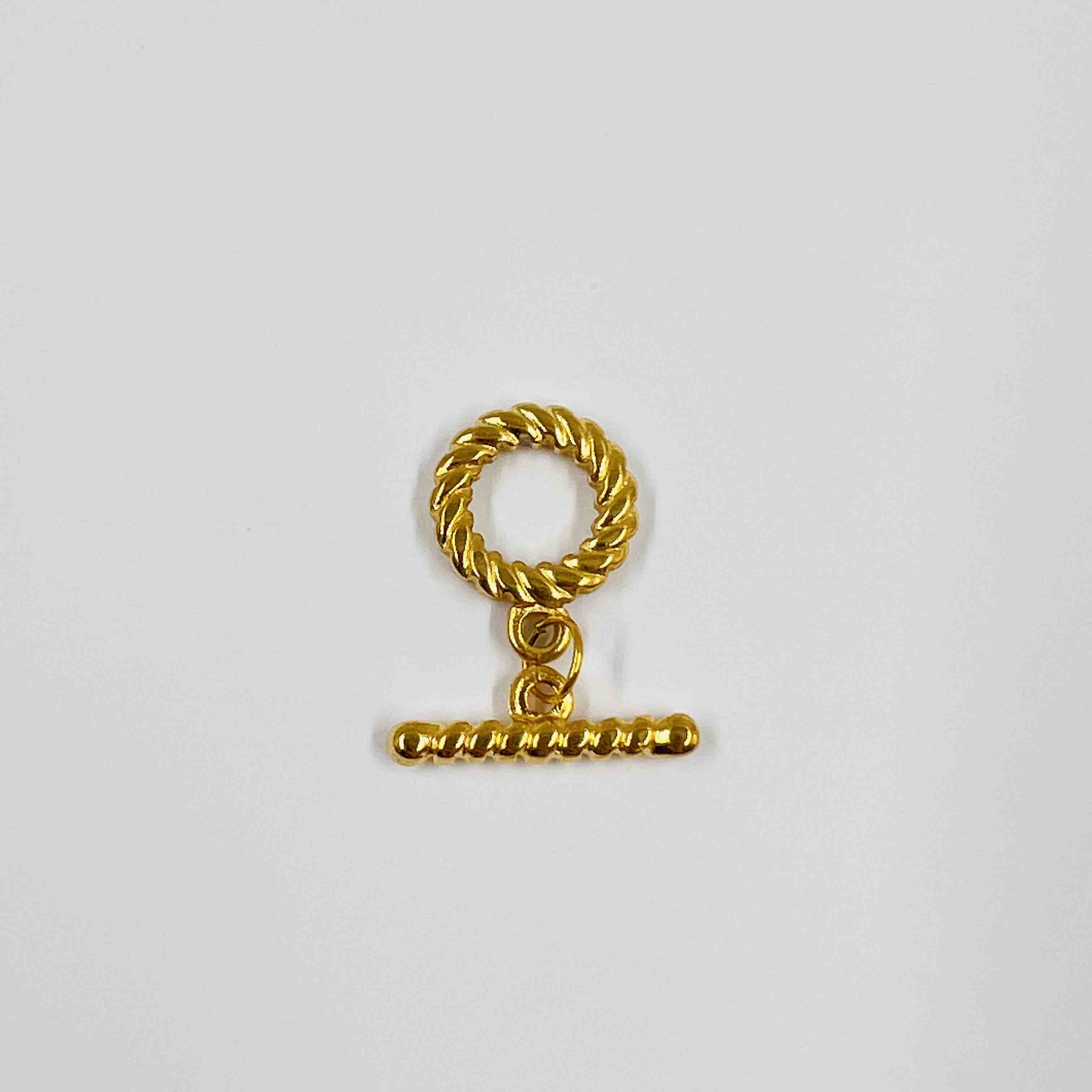 Fermoir pendule torsadé