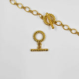 Fermoir pendule torsadé