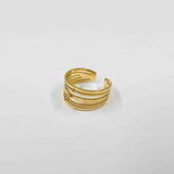 Bague à boucle multi-rang