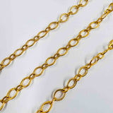 Chaîne oeuf strié plat alternée