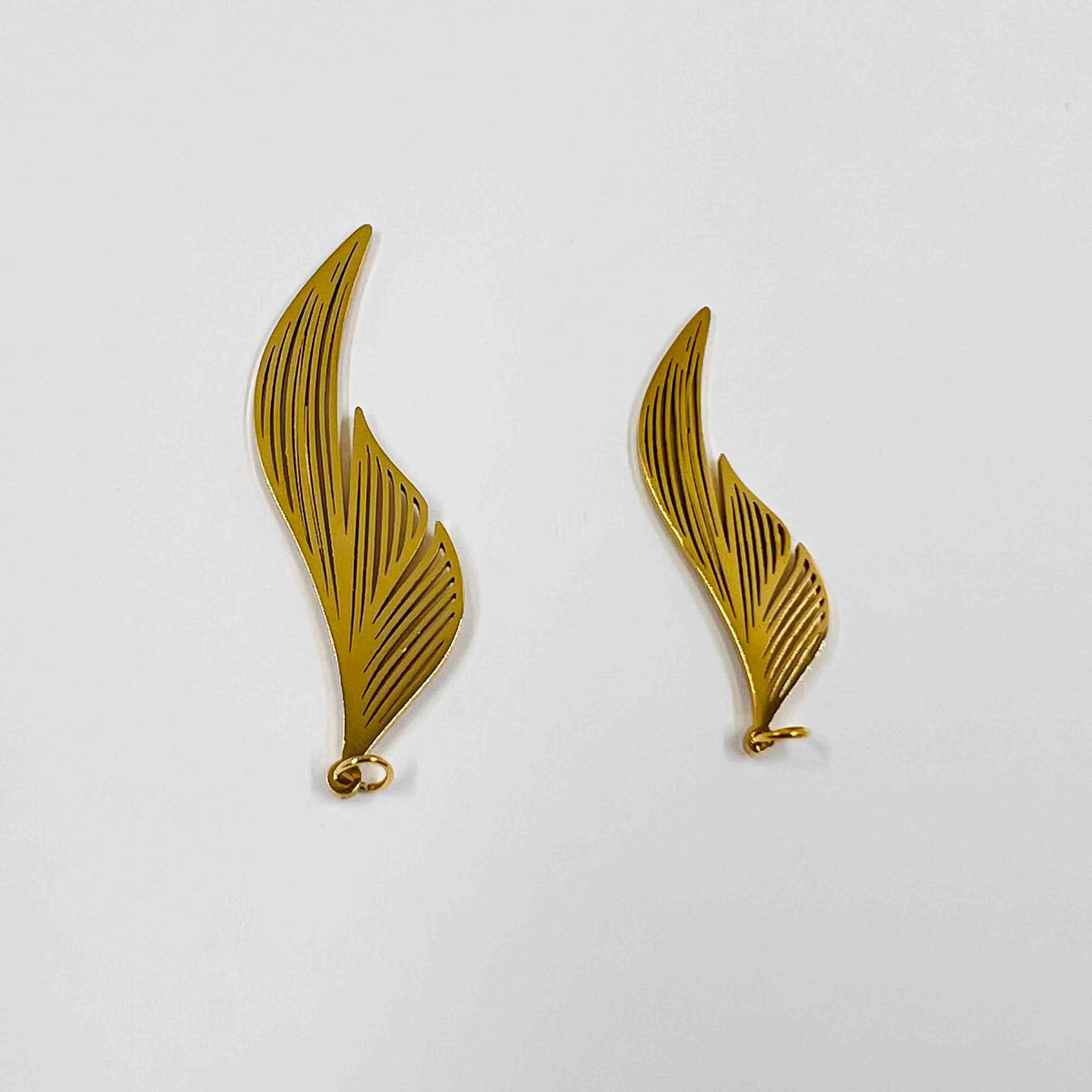 Plume ondulée