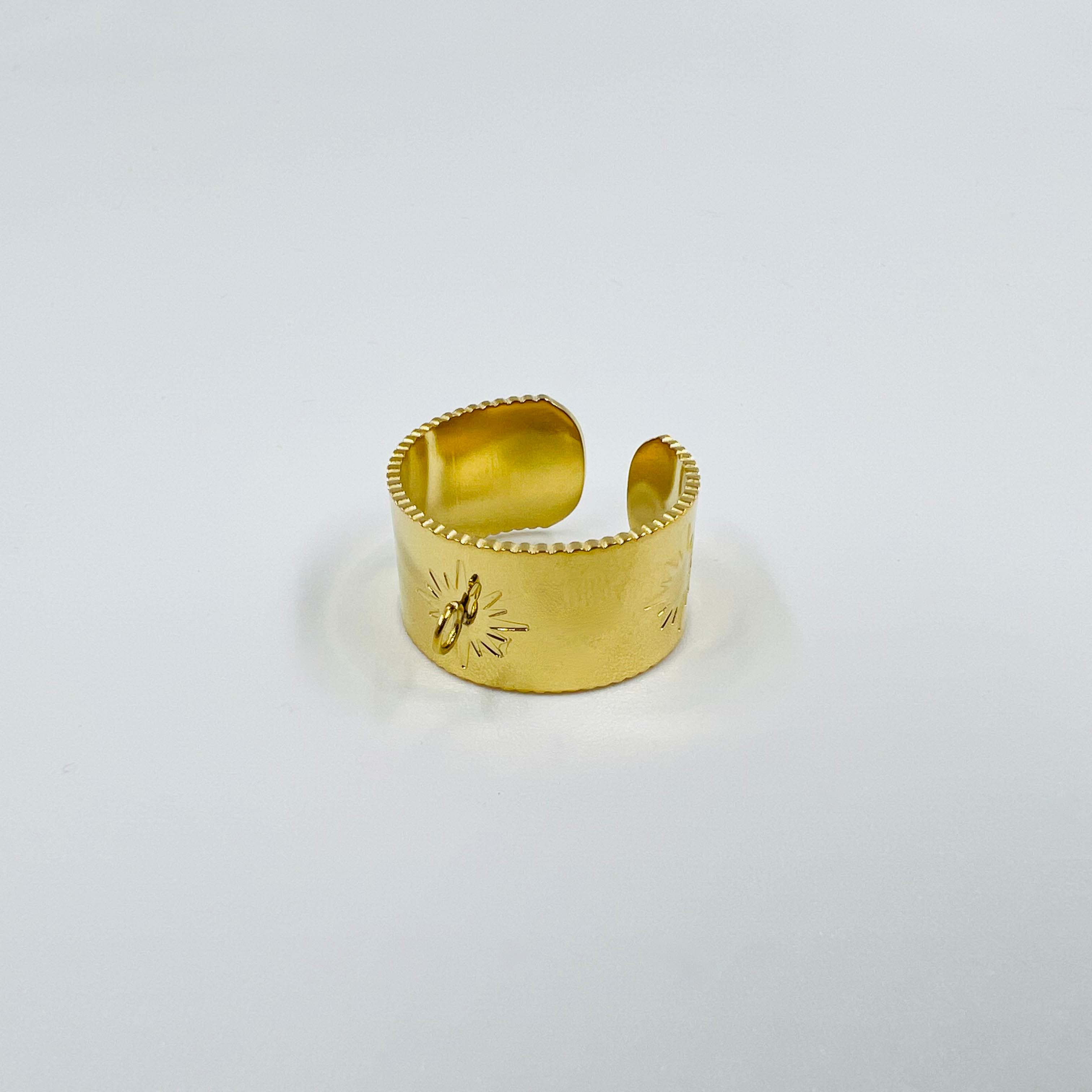 Bague large à boucle