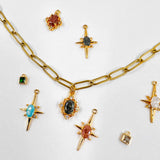 Pendentif coloré ovale