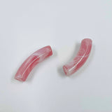 Perles tube S "Marbré" 32mm x5