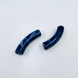 Perles tube S "Marbré" 32mm x5