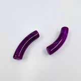 Perles tube S "Marbré" 32mm x5