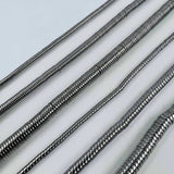 Heishi en hématite argenté