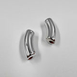 Perles tube L "Marbré" 34mm x5