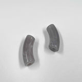 Perles tube L "Marbré" 34mm x5