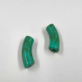 Perles tube L "Marbré" 34mm x5