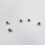 Boules ciselées acier x5