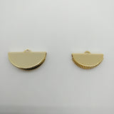 Embout demi-lune dentelé