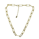 Collier maille trombone épaisse