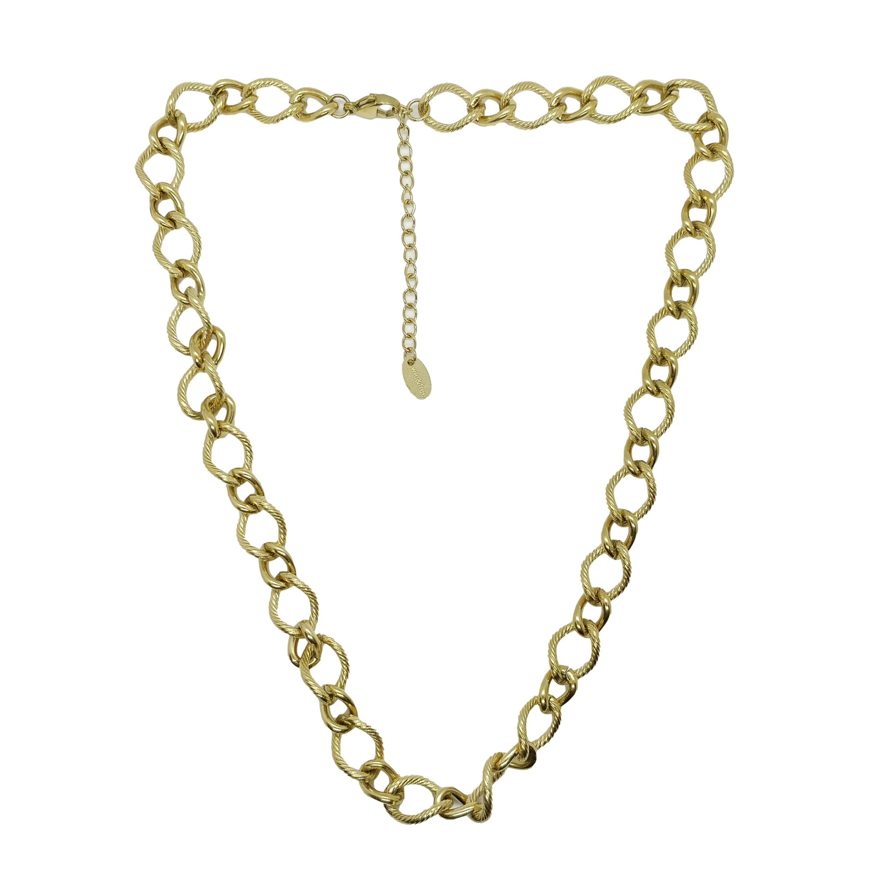 Collier maille double