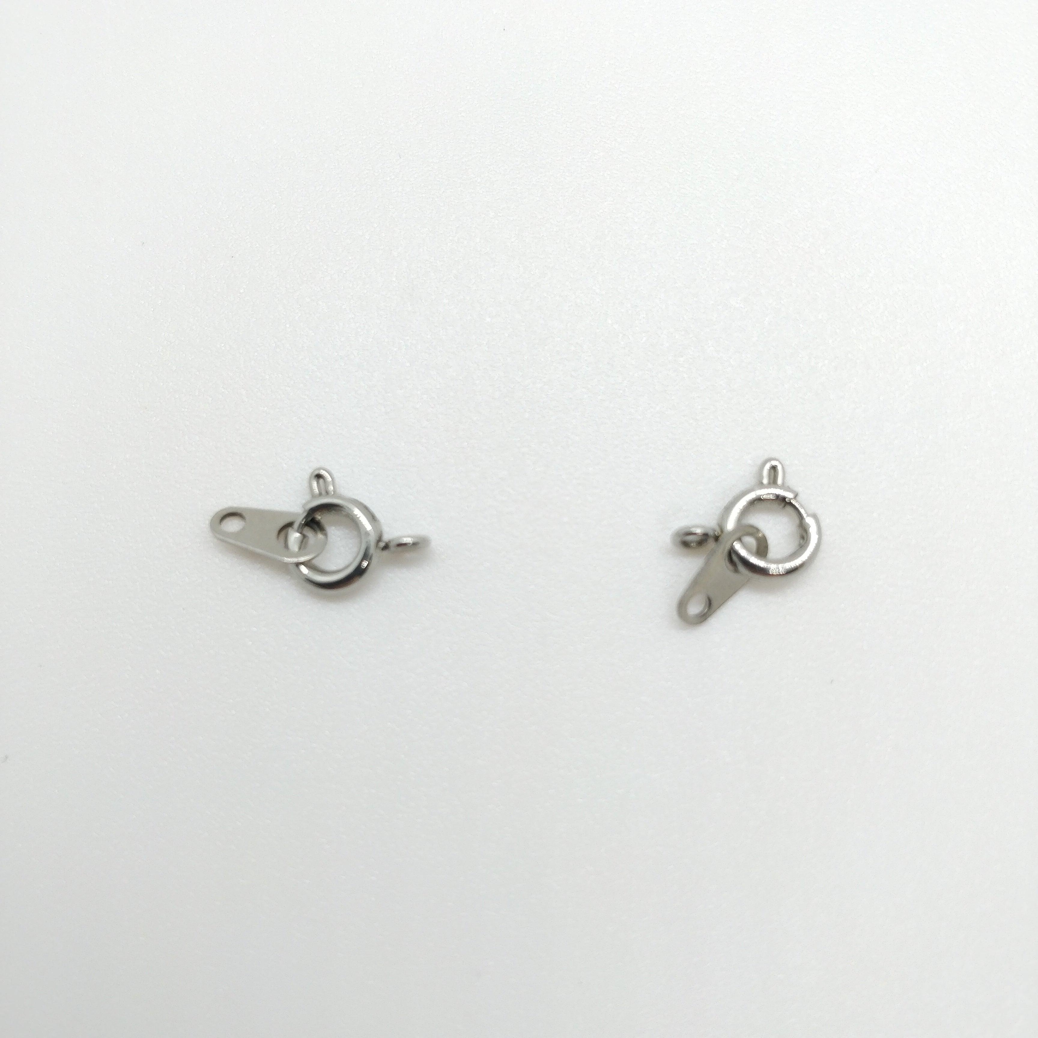 Fermoir à ressort acier x2