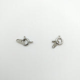 Fermoir à ressort acier x2