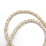 Perles Heishi en pierre 5mm - plusieurs coloris