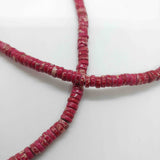 Perles Heishi en pierre 5mm - plusieurs coloris