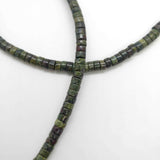 Perles Heishi en pierre 5mm - plusieurs coloris