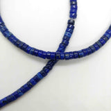 Perles Heishi en pierre 5mm - plusieurs coloris