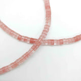 Perles Heishi en pierre 5mm - plusieurs coloris