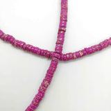 Perles Heishi en pierre 5mm - plusieurs coloris