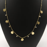 Collier à pastille et pierre