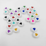 Perle gravure coeur - 10g