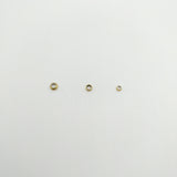 Perles à écraser acier doré x20