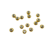 Boule intercalaire dorée x10