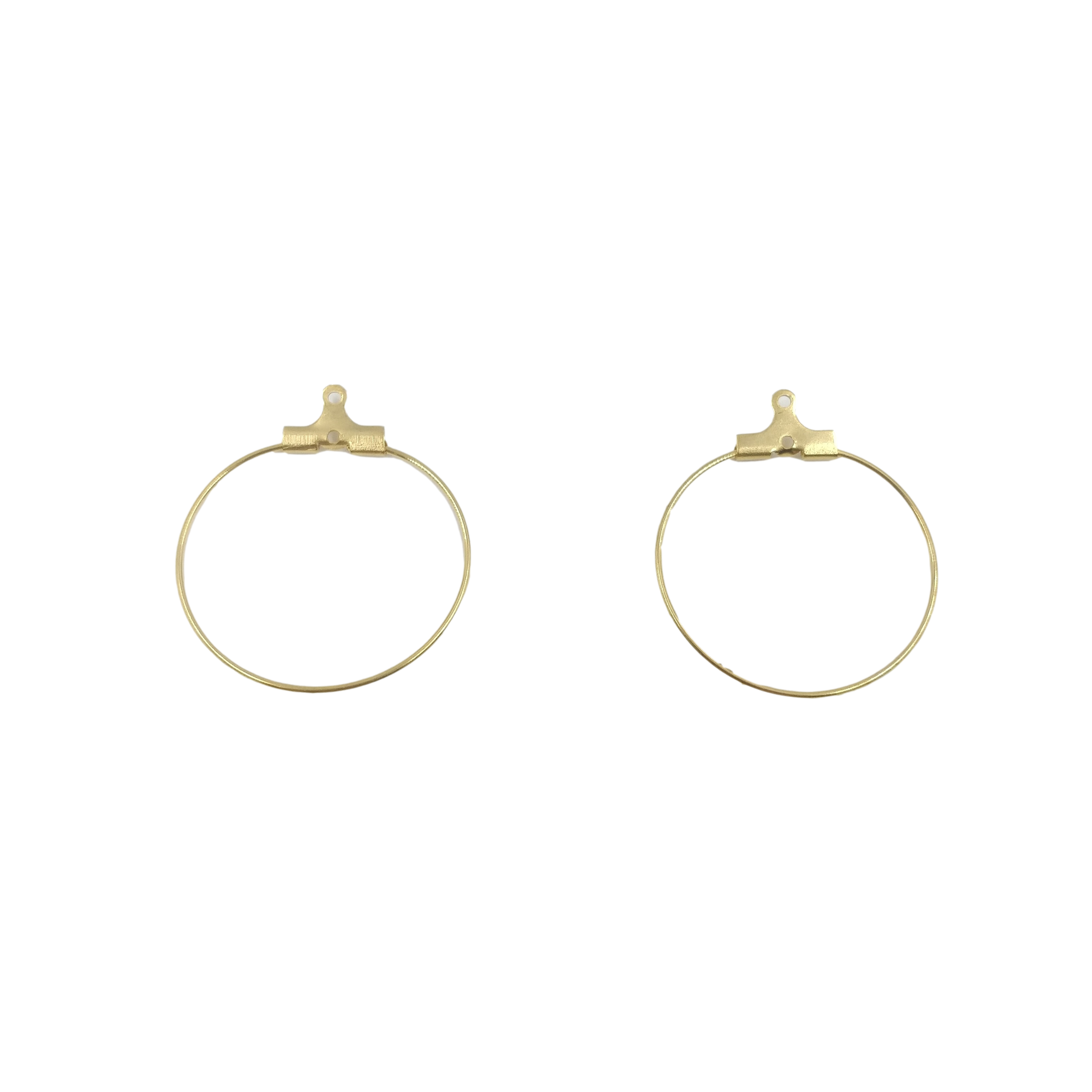 Boucle créole avec embout